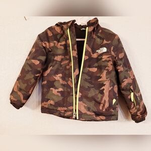 The North Face Kids' Camo Hooded Jacket - Brown/Green